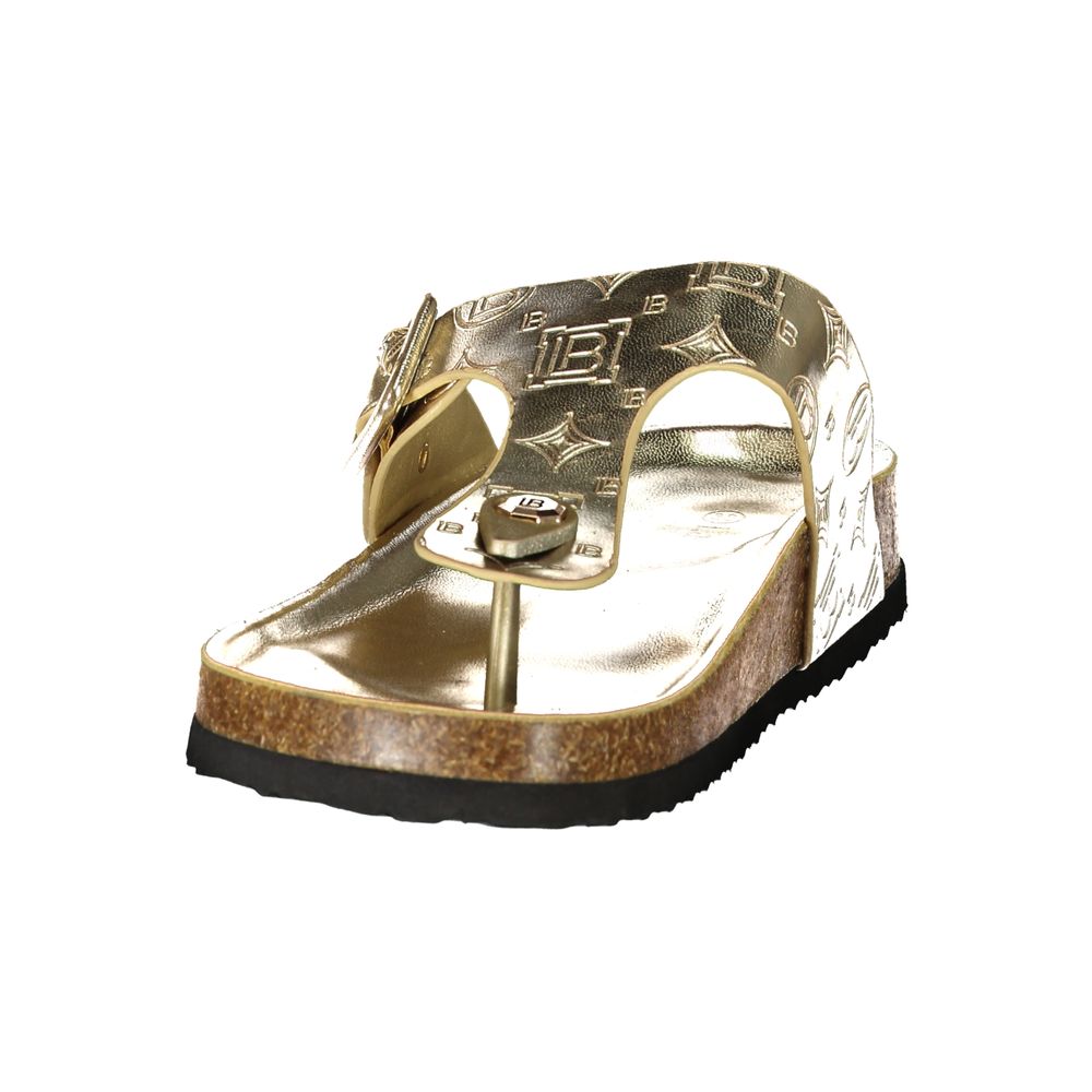 LAURA BIAGIOTTI WOMEN'S GOLD SLIPPER FOOTWEAR slika 3