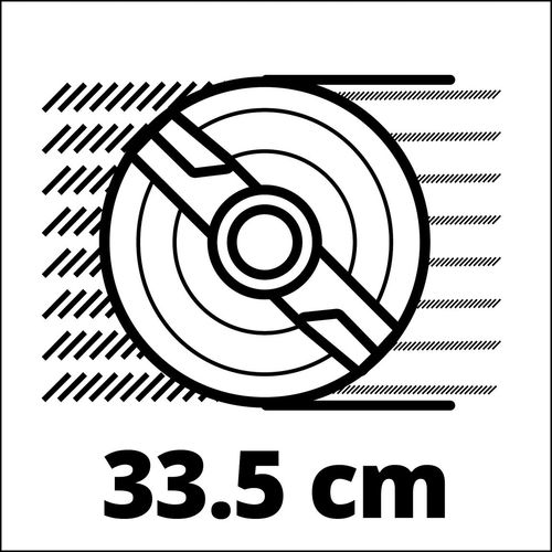 Einhell Akumulatorska kosilica za travu GE-CM 36/34-1 Li-Solo slika 11