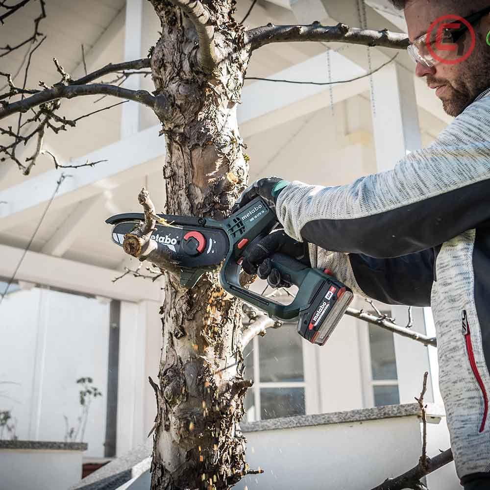 Metabo Pila Lančana Za Rezidbu Aku MS 18 LTX 15 / 18V 1xAKU (2,0 Ah) SC 30 + Torba – 600856500 slika 5
