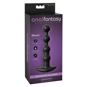 Silikonske analne kuglice s vibracijama 17 cm Anal Fantasy