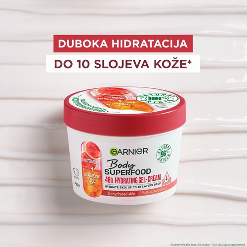 Garnier Body Superfood Lubenica gel-krema za telo 380ml slika 5