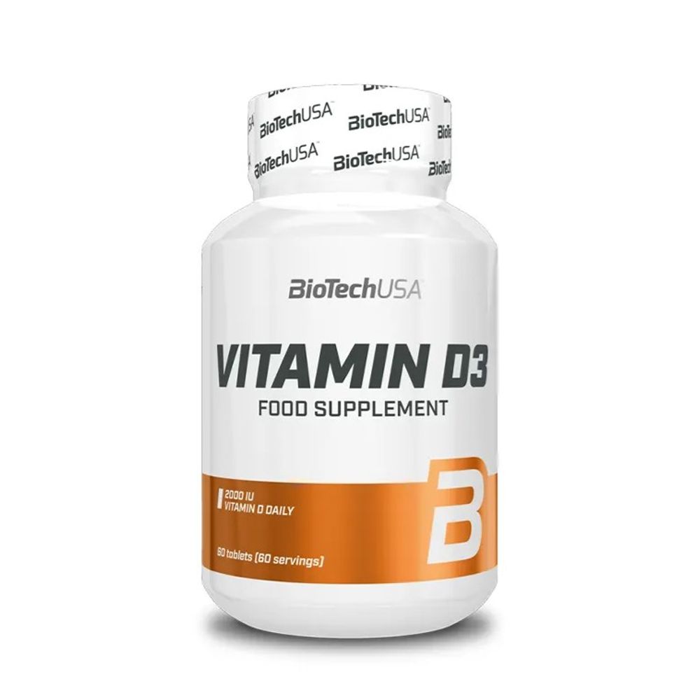 BioTechUSA Vitamin D3 2000 IU - 60 Tableta slika 1