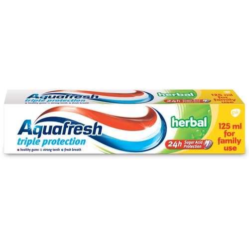 Aquafresh pasta za zube Herbal 125ml slika 1