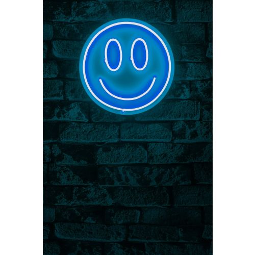 Wallity Ukrasna plastična LED rasvjeta, Smiley - Blue slika 10