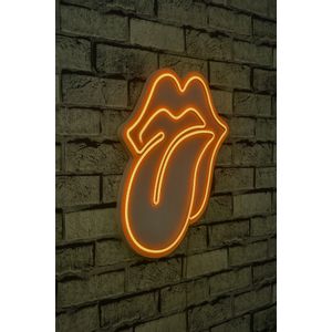 Wallity Ukrasna plastična LED rasvjeta, The Rolling Stones - Yellow