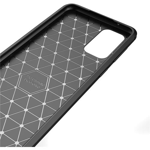 Techsuit - Carbon Silicone maska za Samsung Galaxy A52 4G / A52 5G / A52s 5G - crna slika 2