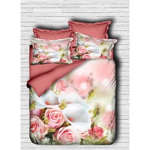 122 Rose
Pink
White
Green Single Quilt Cover Set