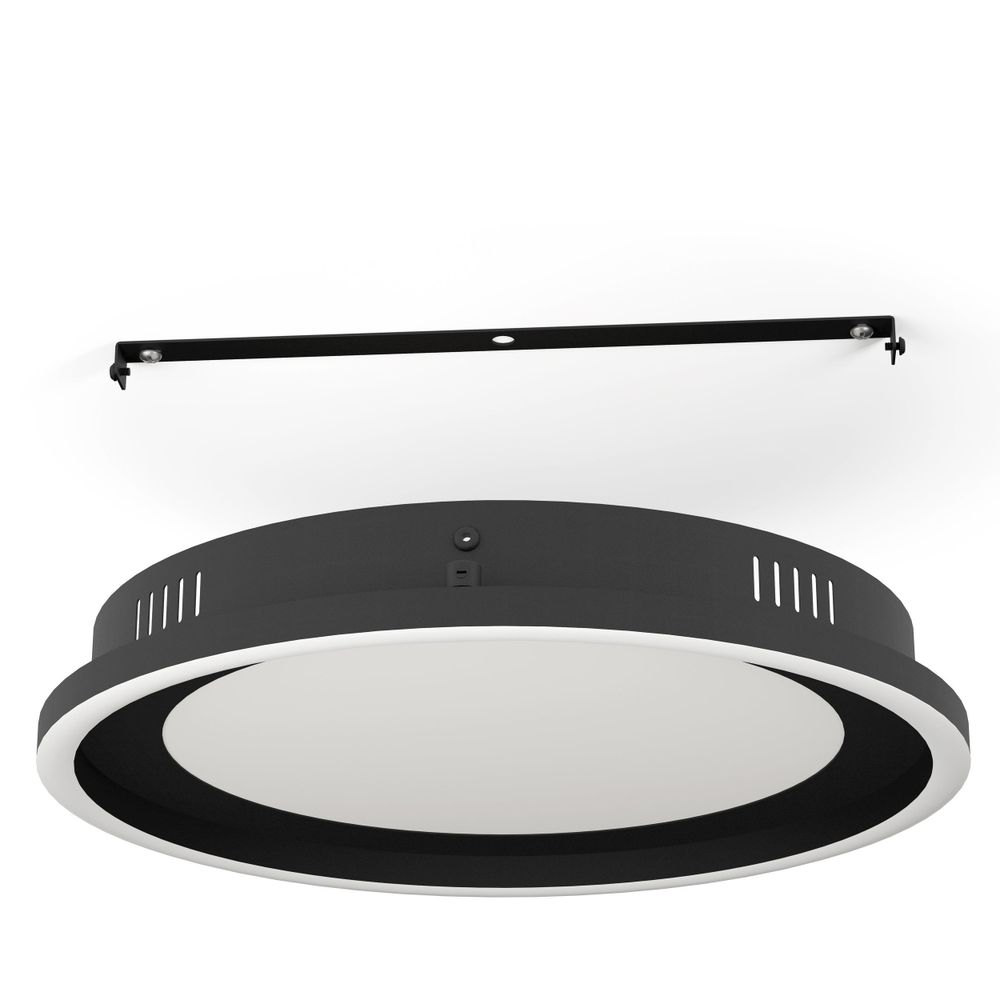 Eglo plafonjera 'CALAGRANO' LED, 11,5W, promjer 380mm, s daljinskim upravljačem, dimabilna, crna/bijela slika 3