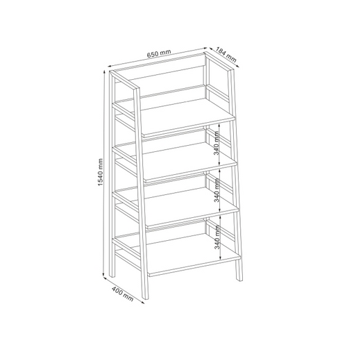 Regal OLSEN A - MDF slika 2