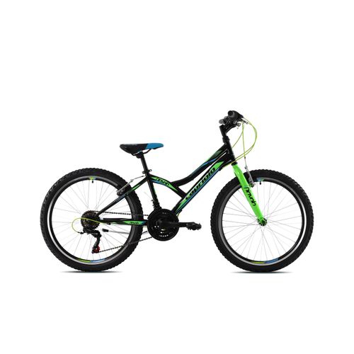 Capriolo MTB DIAVOLO 400/18HT Bicikl za djecu - Crno-zelena boja slika 2