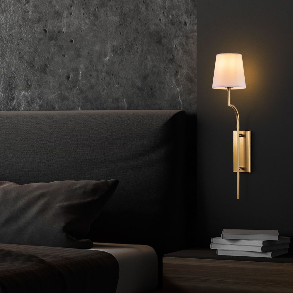 Zidna Lampa Lumora - 15333, boje: Zlato, Bijela slika 3