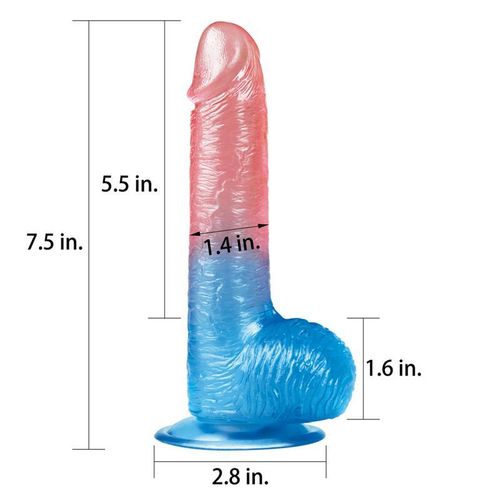 Lovetoy Dazzle Studs dildo 19cm slika 7