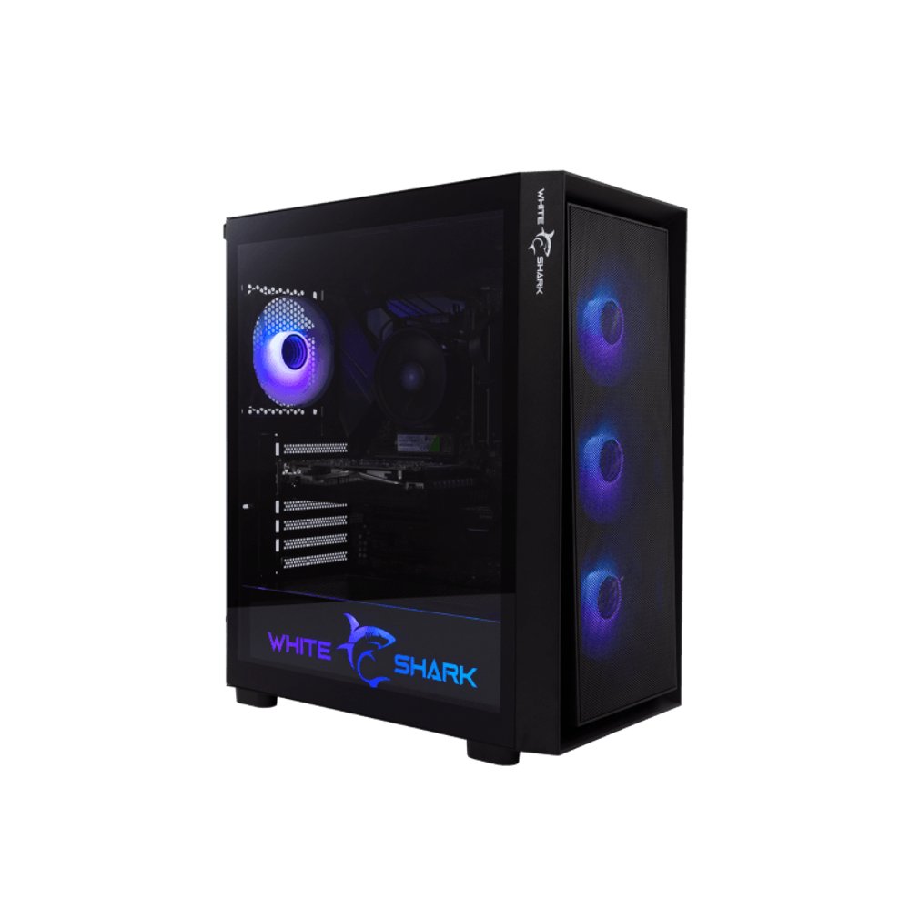 WHITE SHARK Kućište GCC-2401 WARHEAD-3 / 4 Fans, 12cm, RGB slika 1