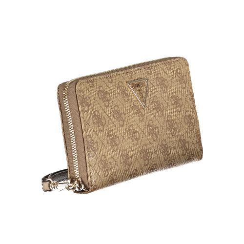 GUESS JEANS WOMEN'S WALLET BEIGE slika 3