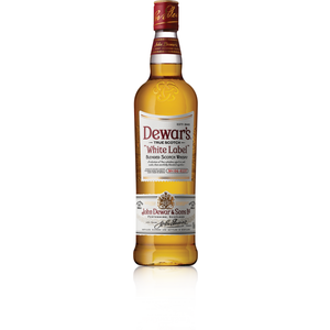 Dewar's white label blended scotch whisky 40 % vol.  0,7 l