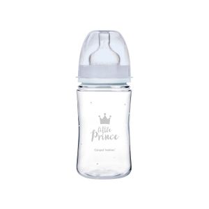Canpol baby flašica 240ml široki vrat, pp - royal baby - plava