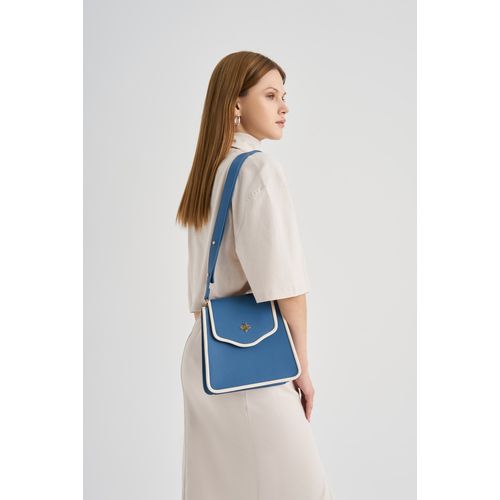 1248 - Blue Blue
Cream Shoulder Bag slika 10