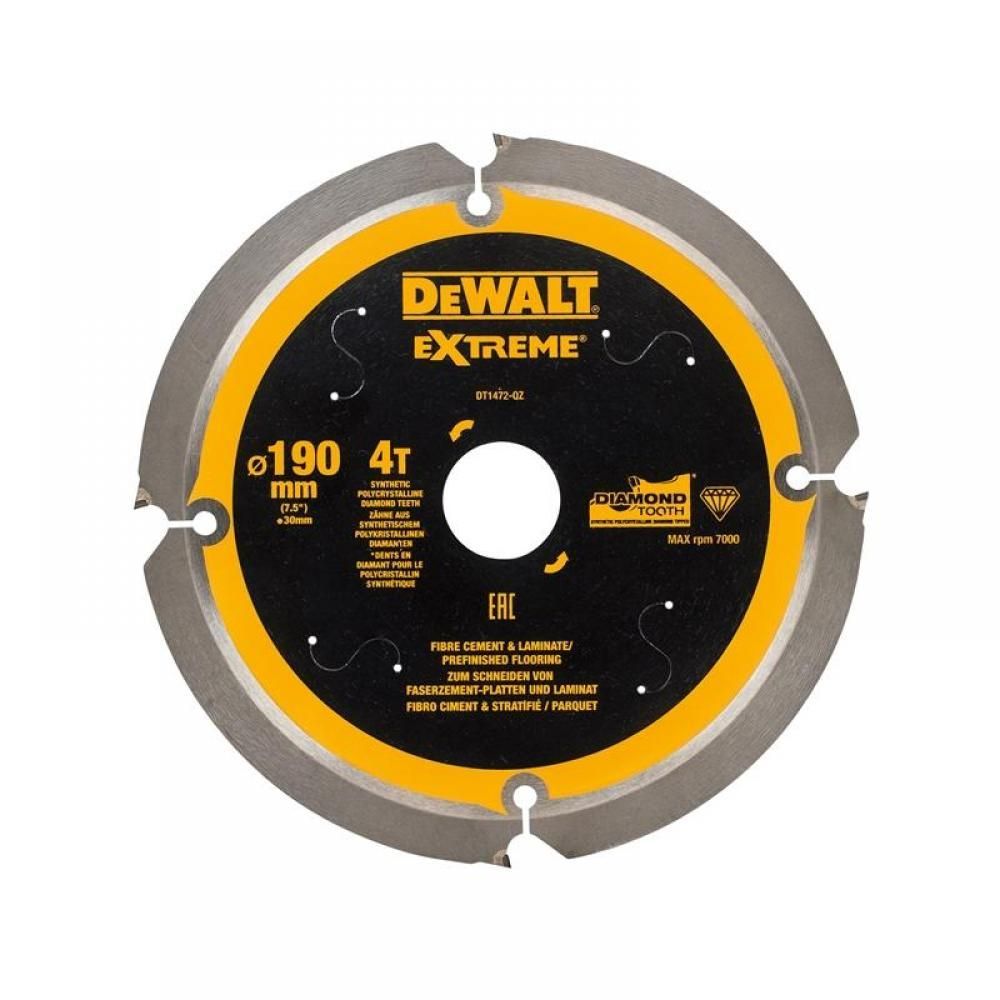 LIST KRUŽNE PILE ZA CEMENT 190, 4 ZUBA Dewalt DT1472 slika 1