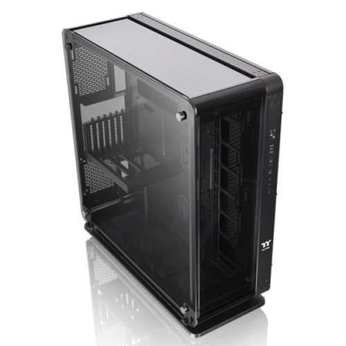 Kućište Thermaltake Core P8 TG Black/Black/Wall Mount/SPCC/4mm Tempered Glass*3 slika 3