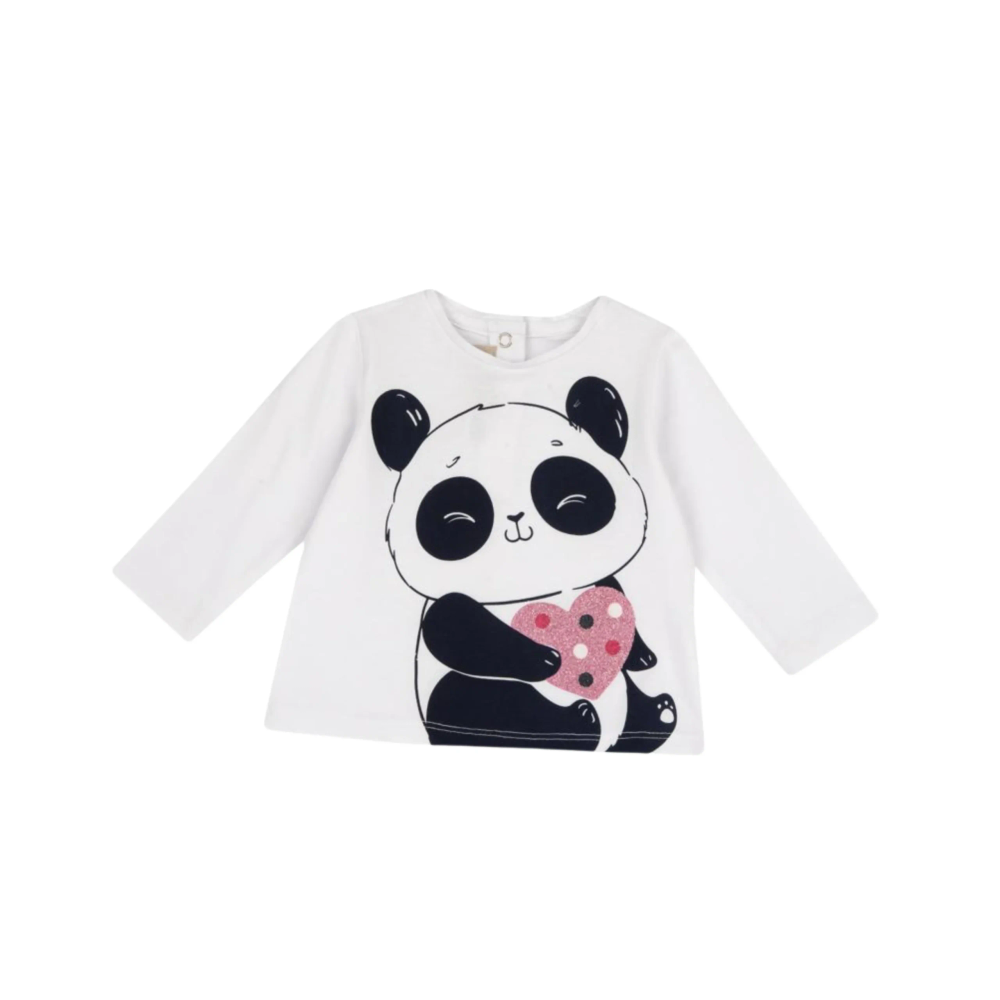 Chicco Majica dugih rukava za bebe Panda slika 1