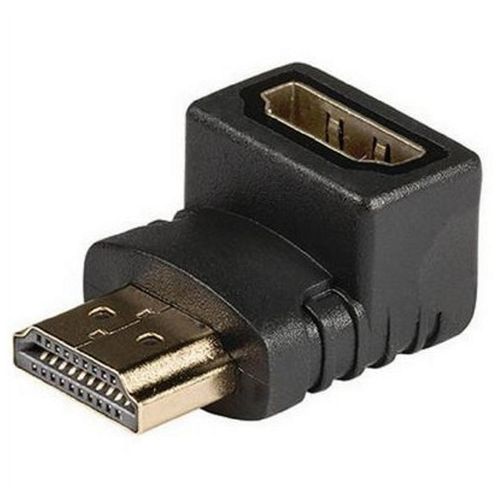 E-GREEN Adapter HDMI (M) - HDMI (F) pod uglom crni slika 1