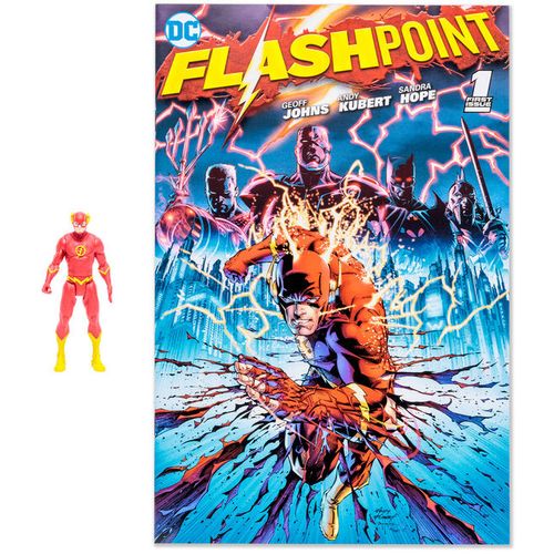 DC Comics Comic Flashpoint + The Flash figure 7cm slika 4