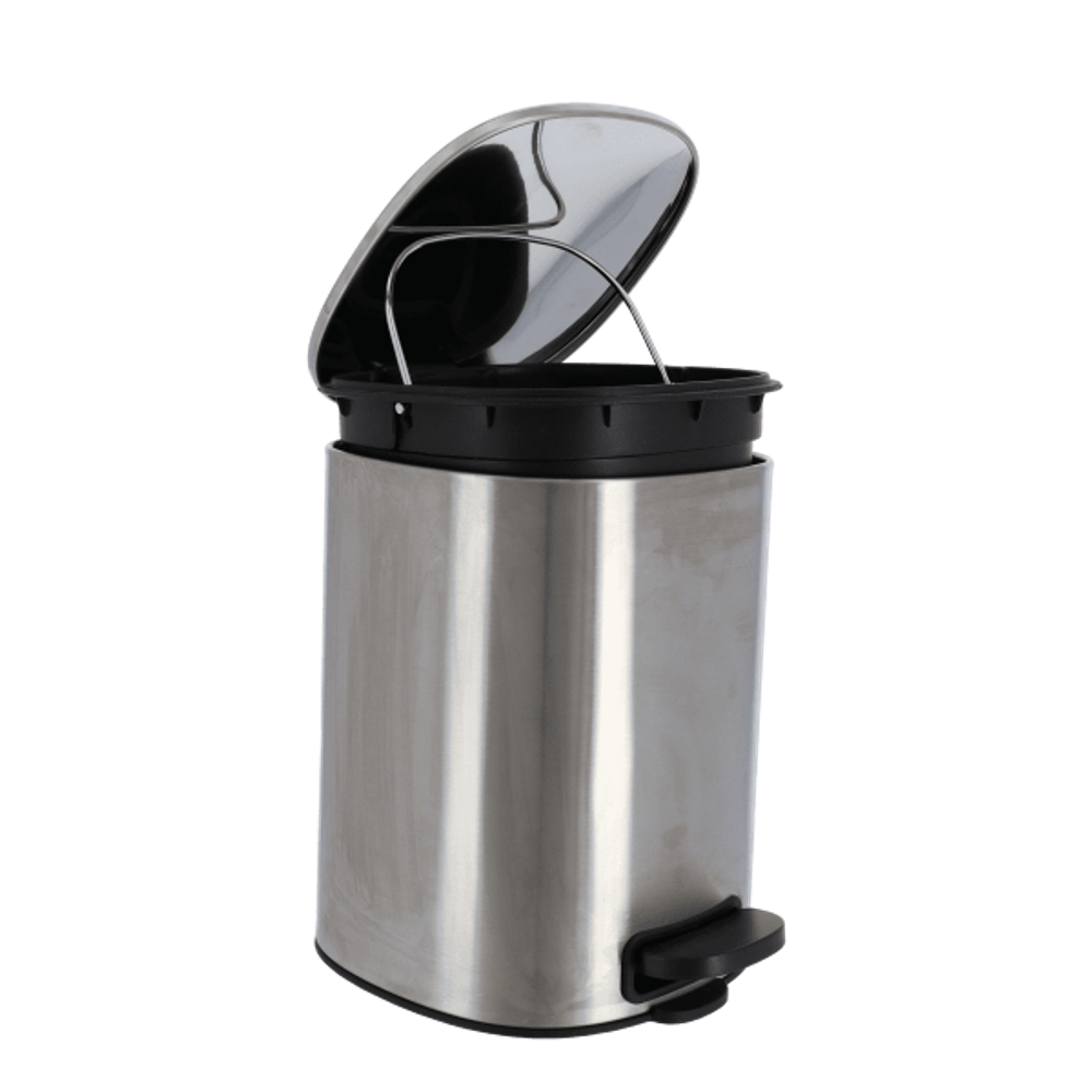 Tendance kanta za smeće na pedalu kvadratna 5l soft close metal, siva slika 4