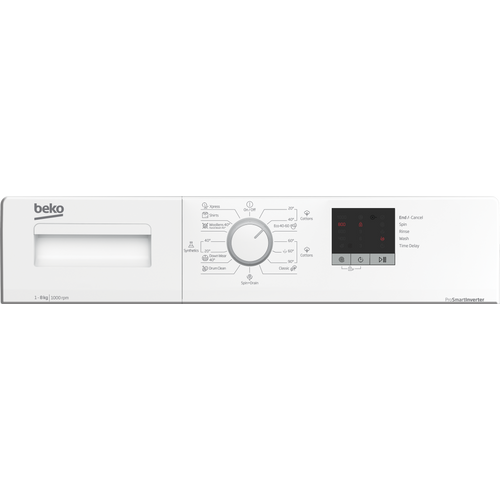 Beko WTE 8511 X0 Veš mašina, 8 kg, 1000 rpm, ProSmart™ Inverter motor, Dubina 55 cm slika 5