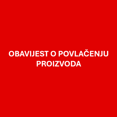 Obavijest o povlačenju proizvoda