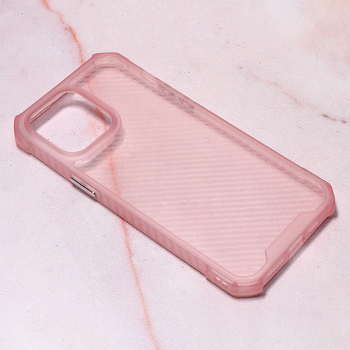 Torbica Carbon Crystal za iPhone 14 Pro Max 6.7 pink slika 1