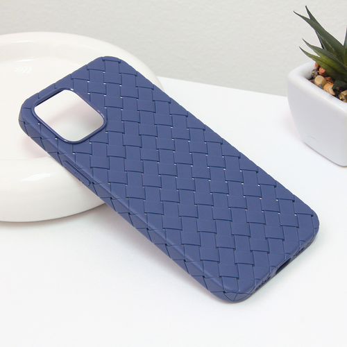 Maska Weave case za iPhone 12 6.1 plava slika 1