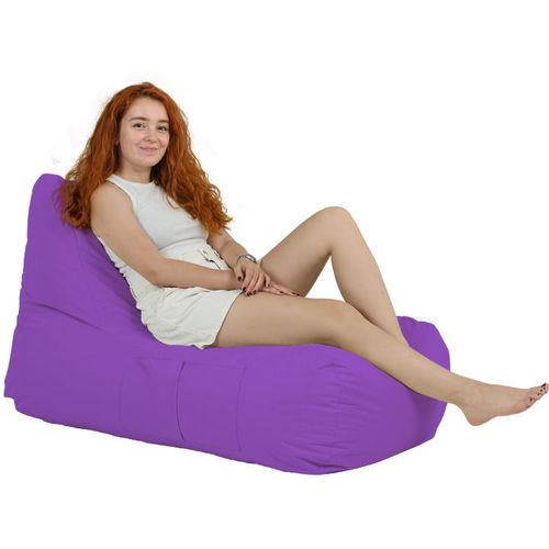 Atelier Del Sofa Vreća za sjedenje, Trendy Comfort Bed Pouf - Purple slika 9