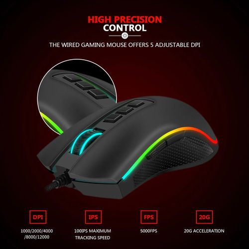 Redragon Cobra FPS M711-FPS-1 RGB Gaming Miš slika 6