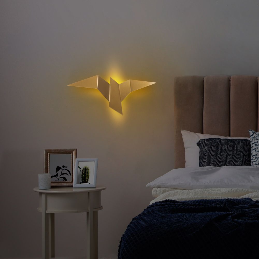 Pacalı - 13503 - L Zlatna Zidna Lampa slika 1