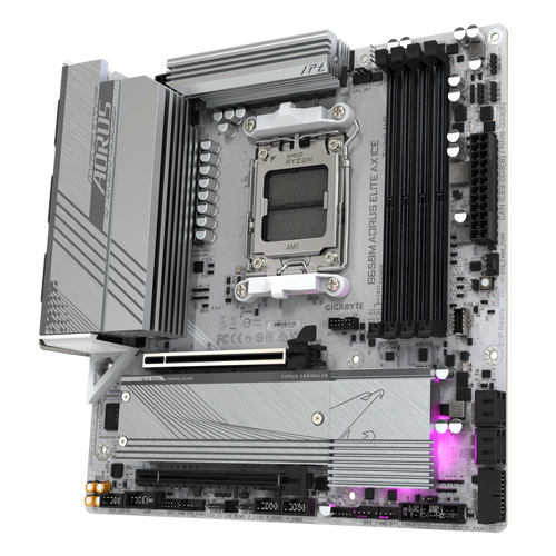 GIGABYTE B650M AORUS ELITE AX ICE mATX matična ploča slika 3