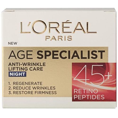 L'Oreal Paris Age Specialist Anti-Wrinkle Noćna njega potiv bora 45+ 50 ml slika 2