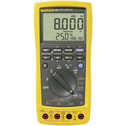 Fluke 789/EUR ručni multimetar  digitalni proces strujnog izlaza CAT III 1000 V, CAT IV 600 V Zaslon (brojevi): 30000 slika 6