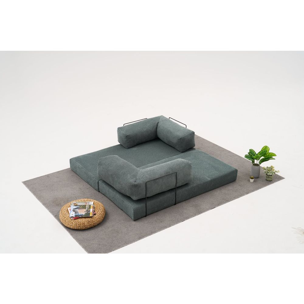 Comfort - Zeleni trosjed za tri osobe slika 6