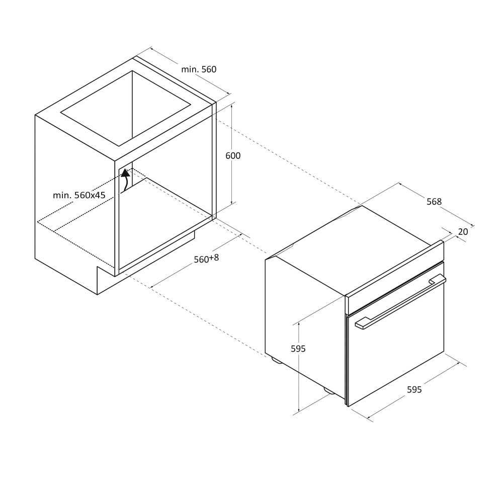 Haier Ugradbena pećnica H6 ID25G3HTB slika 6