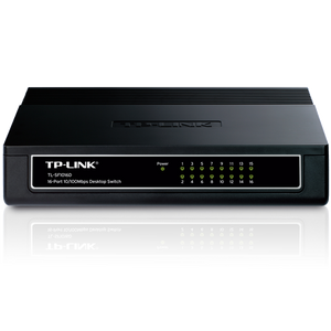 TP-LINK 16-portni switch 200Mbps, 10/100 Mbps, , RJ45 - TL-SF1016D