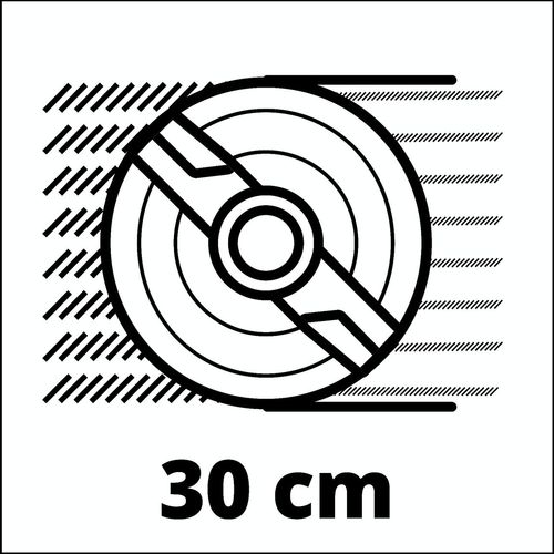 Einhell Akumulatorska kosilica za travu Set GE-CM 18/30 Li (1x3,0Ah) slika 14