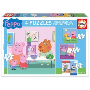 Peppa Pig progressive puzzle 12-20-25-25pz