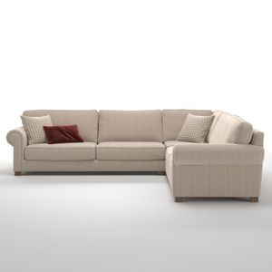 Panama Corner (S1+C+P2) Cream Corner Sofa