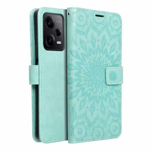 MEZZO Book case preklopna torbica za XIAOMI Redmi NOTE 12 PRO 5G mandala green slika 4