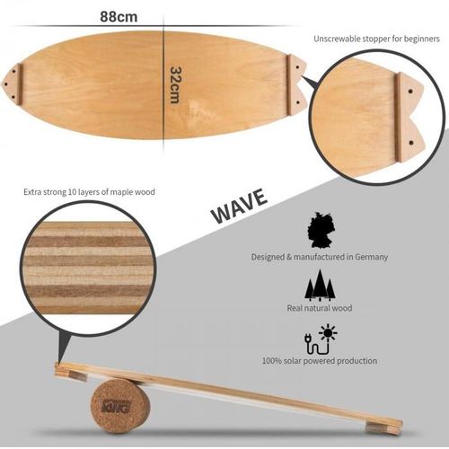 BoarderKING Indoorboard Wave balans daska, Priroda slika 2