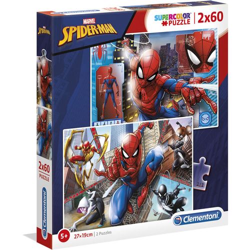 Marvel Spiderman puzzle 2x60pcs slika 2
