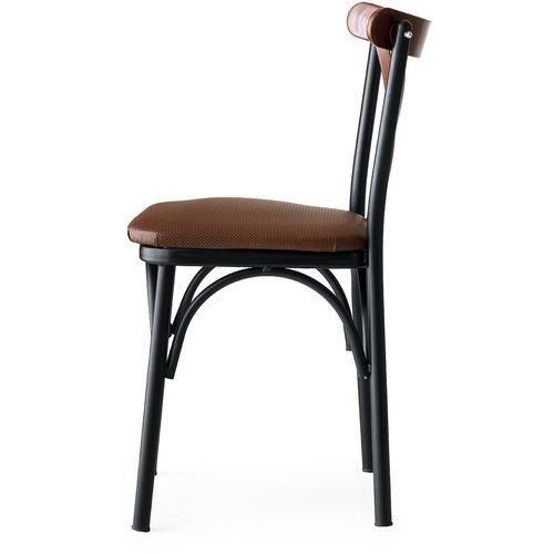 Ekol - 1332 V4 Brown Chair Set (4 Pieces) slika 3