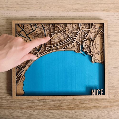 3D mapa grada "Nice"🇫🇷 slika 3