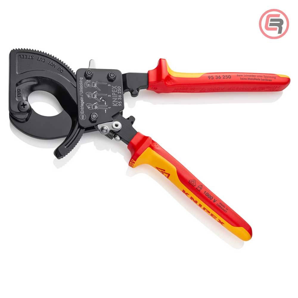 Knipex Škare Makaze 250mm Za Kablove fi 32mm / 240mm2 / 1000V - 95 36 250 slika 2