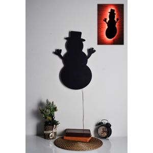 Wallity Ukrasna LED rasvjeta, Snowman 2 - Red